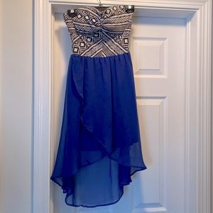 Summer strapless dress